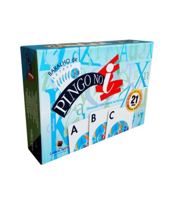 Pingo No I - Jogo de cartas para formar palavras e estimular o raciocínio